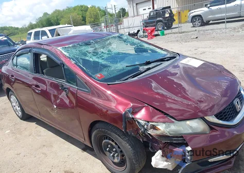 2014 Honda Civic Lx z USA, uszkodzony, nr VIN 2HGFB2F5XEH550507